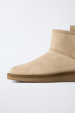 SHEEPSKIN ANKLE BOOTS - Zara фото 6