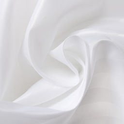 Штора в ванную «Этель. Полоска», 180×200 см, белая