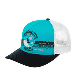 Бейсболка AMERICAN NEEDLE арт. SMU617A-HUNB Huntington Beach Riptide Valin (голубой)