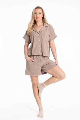 Пижама М324232к кофейный - Елена фото 2