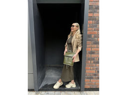 Рюкзак женский Lanotti YN215/зеленый