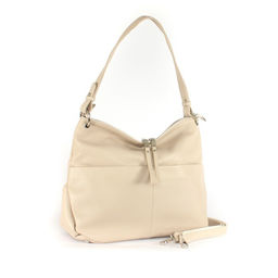 Сумка женская натуральная кожа GU 163-8378, 1отд+карм/перег, плечевой ремень, бежевый SALE 255354 - Adelia фото 6