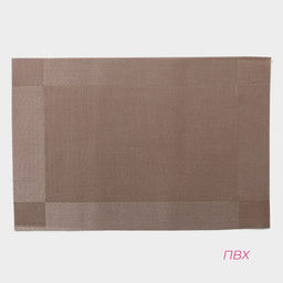 Салфетки сервировочные на стол Доляна «Шахматы», 45×30 см, 4 шт., светло-коричневые