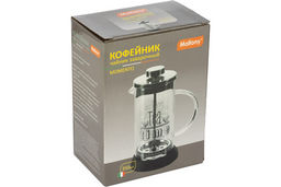 Чайник/кофейник (кофе-пресс) MOMENTO 350 мл из боросиликат. стекла с надписью на корпусе арт.007530 - Mallony фото 2