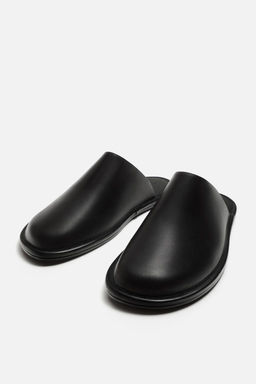 LEATHER CLOGS - LIMITED EDITION - Zara фото 4