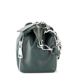 PE9132 dark green, женская кожаная сумка "Casual" Barcelo Biagi