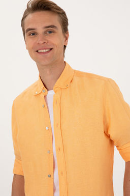 Erkek Turuncu Uzun Kollu G_mlek Sepette S_rpriz _ndirim - U.s. polo assn фото 2