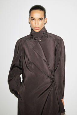 VESTIDO MIDI UTILITY ESTILO TRENCH - H&m фото 7