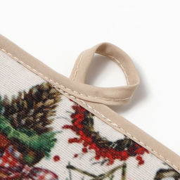 Новогодний подарок. Прихватка СМ-П Рождество 14×22 см, 160 г/м, хл70% пэ30%