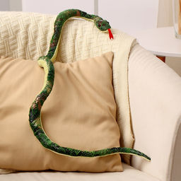 Мягкая игрушка Змея, 98 см, цвет зелёный - Simaland фото 4