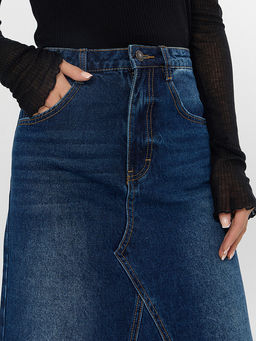 Юбка женская джинсовая - Mark formelle фото 4