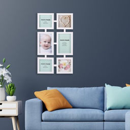 Фоторамка коллаж 25x43 см / Q1706 /уп 36/6 фото белая - Галеонтрейд фото 6