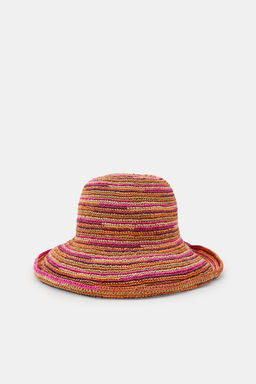 SOMBRERO TRENZADO COMBINADO / Multicolor - Zara фото 2