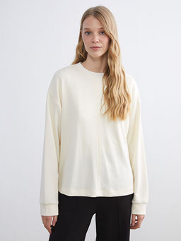 Bisiklet Yaka Kad?n Sweatshirt