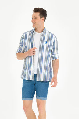 Мужская рубашка Saks с длинным рукавом - U.s. polo assn фото 3