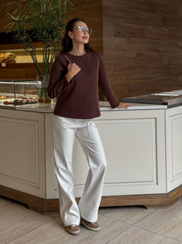 Джемпер AURA 2210-176 шоколадный