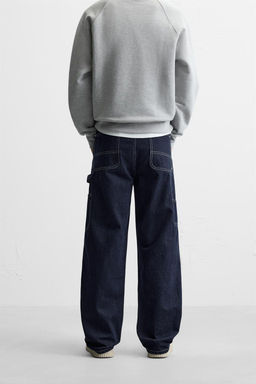 CARPENTER STRAIGHT-LEG JEANS - Zara фото 23