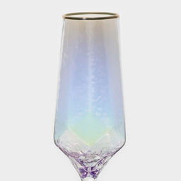 Бокалы для шампанского Magistro «Дарио», 180 мл, 7×27.5 см, набор 6 шт., стекло, перламутровые