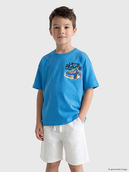 Sonic Bask?l? Erkek ?ocuk Ti??rt