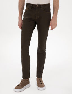 Kahverengi Slim Fit Jean Pantolon - Pierre cardin фото 2