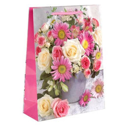 Цена за 12 шт. Пакет подарочный 18х24х7см / 466S /уп 12/1500/ микс - ГалеонТрейд фото 5