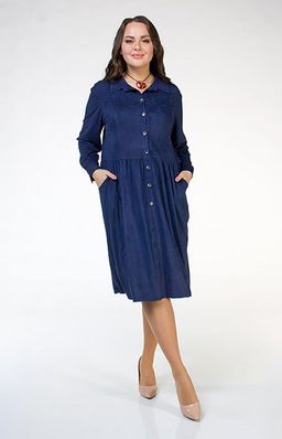 1096 платье Джинсовый синий - Ckc collections фото 3