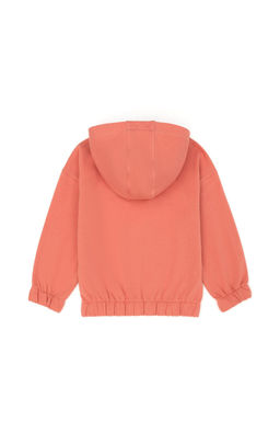 U. S. Polo Assn Толстовка с капюшоном цвета лосося для девочек - U.s. polo assn фото 2