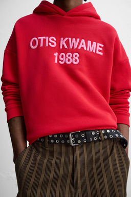 EMBROIDERED HOODIE  OTIS KWAME KYE QUAICOE - Zara фото 6