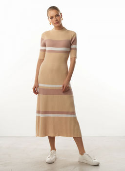 Conso/KDM 230723 - beige/powder Платье женское  фото 6