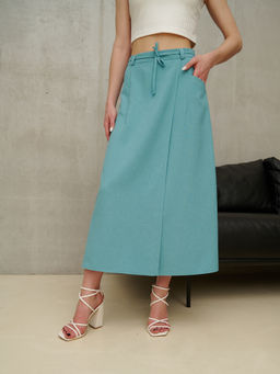 льняная юбка на запах - Трика фото 4