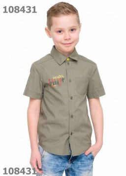 Рубашка мал. серый 871694/75т1пп