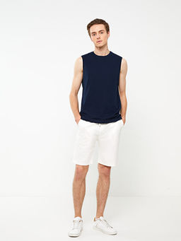 Slim Fit ?rme Erkek ?ort