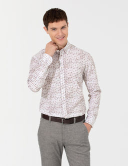 Bej Slim Fit Uzun Kollu G_mlek - Pierre cardin фото 2