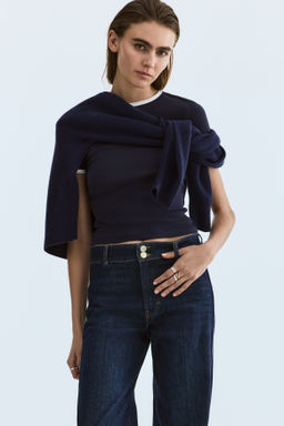 Wide High Waist Jeans - H&m фото 6