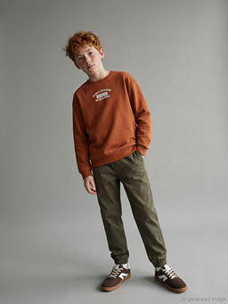 Beli Lastikli Erkek ?ocuk Jogger Pantolon