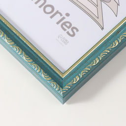 Фоторамка пластик "Модерн" 15х21 см, изумрудный (пластик. экр)