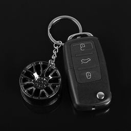Брелок для ключей Cartage, диск, металл, темный хром  фото 7