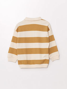 Polo Yaka Uzun Kollu Erkek Bebek Sweatshirt - Waikiki фото 3