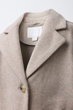 BASIC WOOL COAT - Zara фото 5
