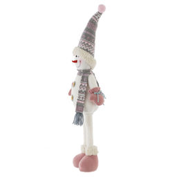 Игрушка набивная "Снеговик", L23 W10 H70/56см, 2в.