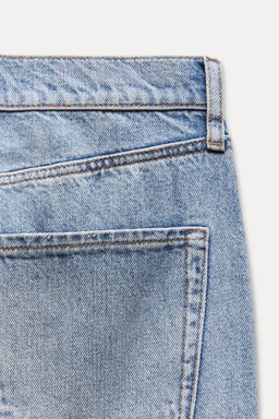 ZW COLLECTION STRAIGHT-LEG MID-RISE JEANS - Zara фото 10