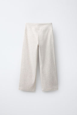 CONJUNTO RIB TOP Y PANTALON STRAIGHT / Gris vigor? - Zara фото 8