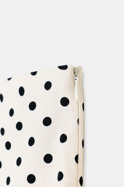 PANTAL?N CAPRI LUNARES / Blanco / Negro - Zara фото 6