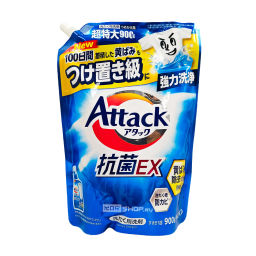 Гель для стирки антибактериальный Экстра-Атака (Attack EX) KAO, Япония, 900 г Акция