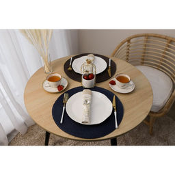 Салфетка сервировочная на стол Доляна Лофт, d=38 см, цвет коричневый  фото 9