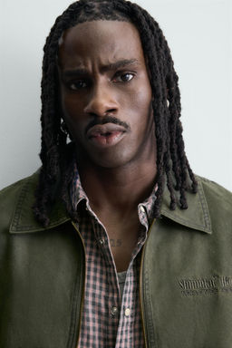 WASHED-EFFECT FAUX SUEDE JACKET - Zara фото 14