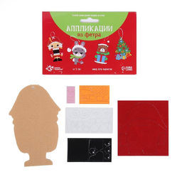 Ёлочное украшение из фетра «Щелкунчик», своими руками