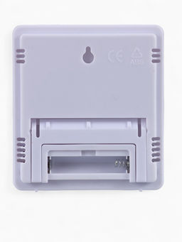 Часы - будильник электронные «Бируни», настольные, термометр, гигрометр, 10×10 см