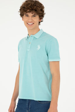 Футболка U.S. Polo Assn мятная хлопок  фото 3