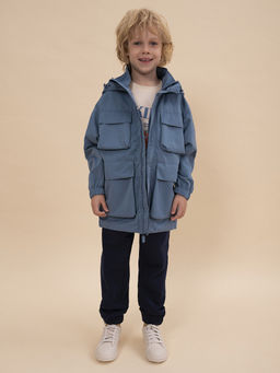 BZJN3352 Ветровка для мальчиков - Pelican фото 8